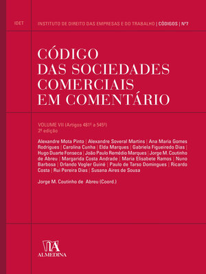 cover image of Código das Sociedades Comerciais em Comentário volume VII--2ª Edição